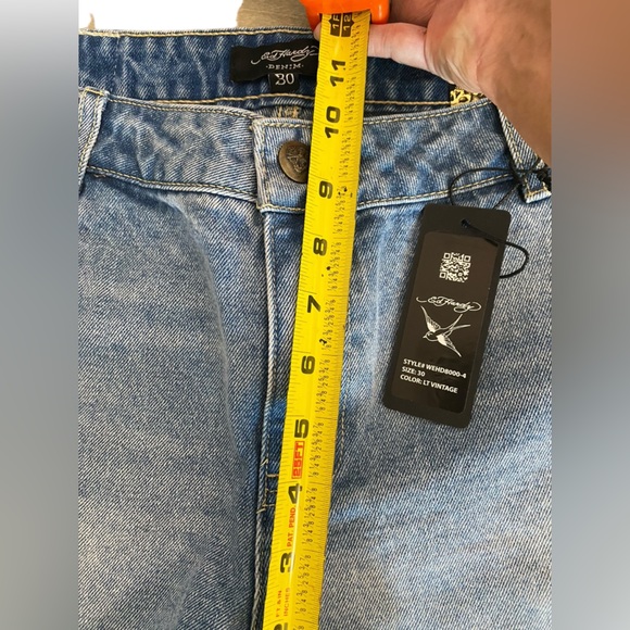 Ed Hardy LOVE ETERNAL DENIM SHORTS Size 30 NWT - Picture 9 of 9